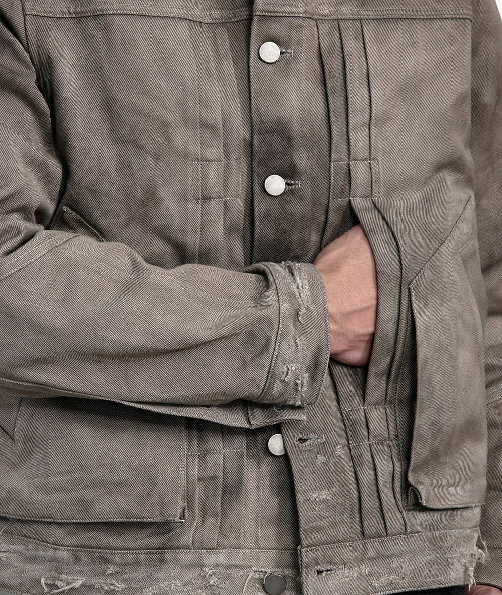 Back Clip Denim Jacket – MARCEL EVERETTE
